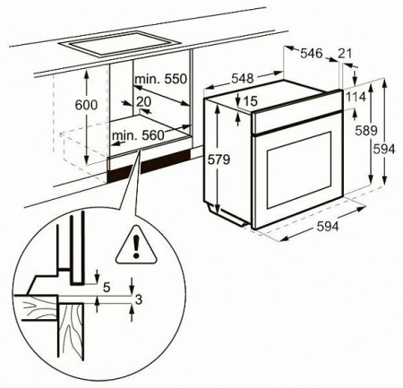 Духовой шкаф AEG BSJ 731470 X нержавеющая сталь