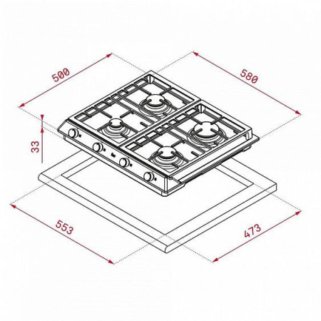 Вытяжка CATA V-600 WH/L