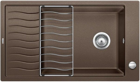 Кухонная мойка BLANCO Elon XL 8S Silgranit PuraDur 520492 кофе