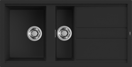 Кухонная мойка ELLECI Best 475 Black K86
