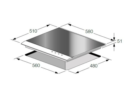 Варочная панель FULGOR QLH 604 G WK BK
