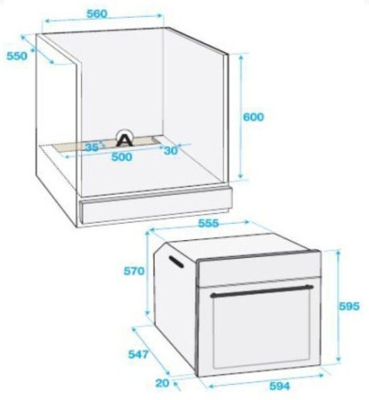 Встраиваемый электрический духовой шкаф Beko BIM 22304 XCS